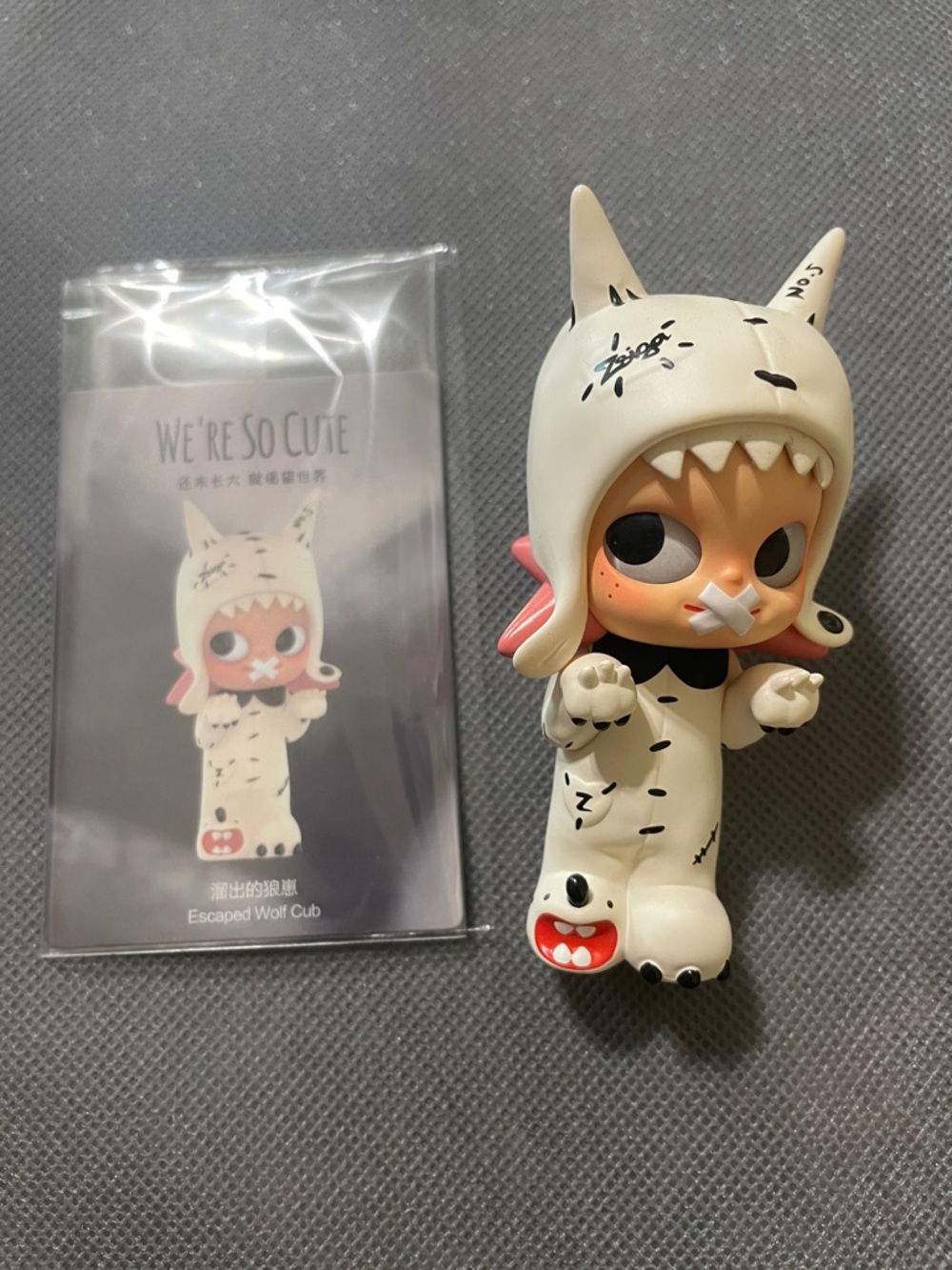 AUTHENTIC - Escaped Wolf Cub- Zsiga - We're So Cute Series by POP MART